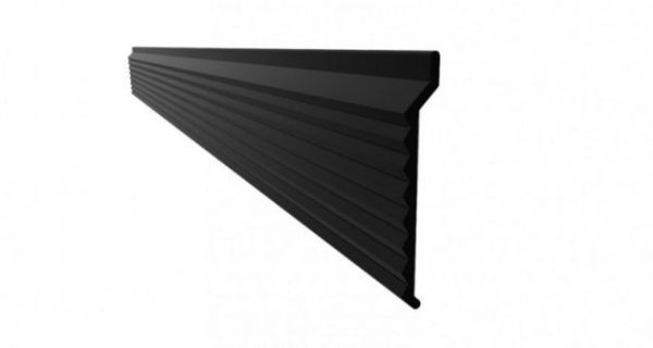 Aluminium Knelstrip Zwart 50mm x 2,50 meter