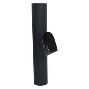Vestis HWA bladvanger Ø100mm Aluminium 3D RAL7016 Antraciet RVS rooster