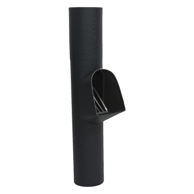 Vestis HWA bladvanger Ø100mm Aluminium 3D RAL7016 Antraciet RVS rooster