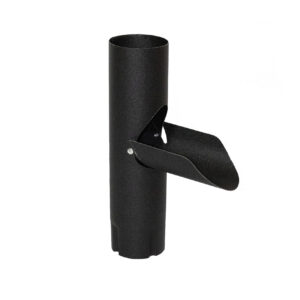 RedFox uitloop 90mm om regenton te vullen RAL9005 zwart
