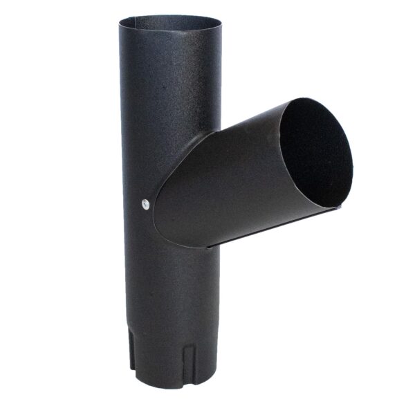 RedFox Y-stuk 90mm RAL9005 zwart