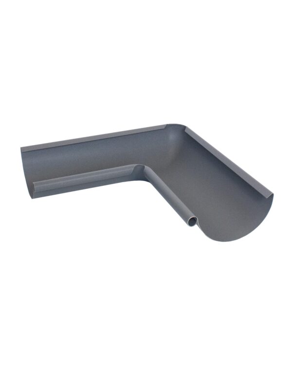 RedFox binnenhoek dakgoot 125mm RAL 7024 grafietgrijs