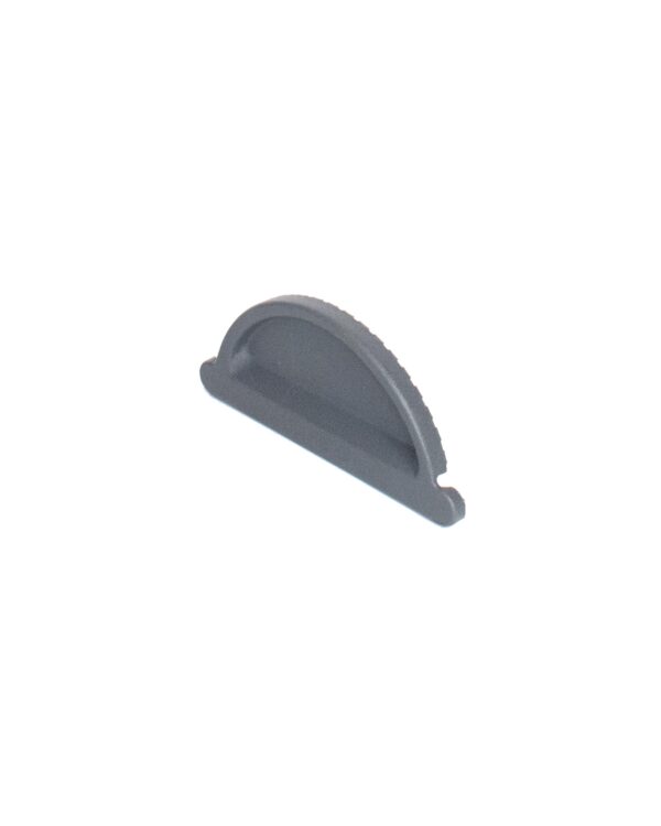 RedFox eindstuk dakgoot L+R 125mm RAL 7024 grafietgrijs